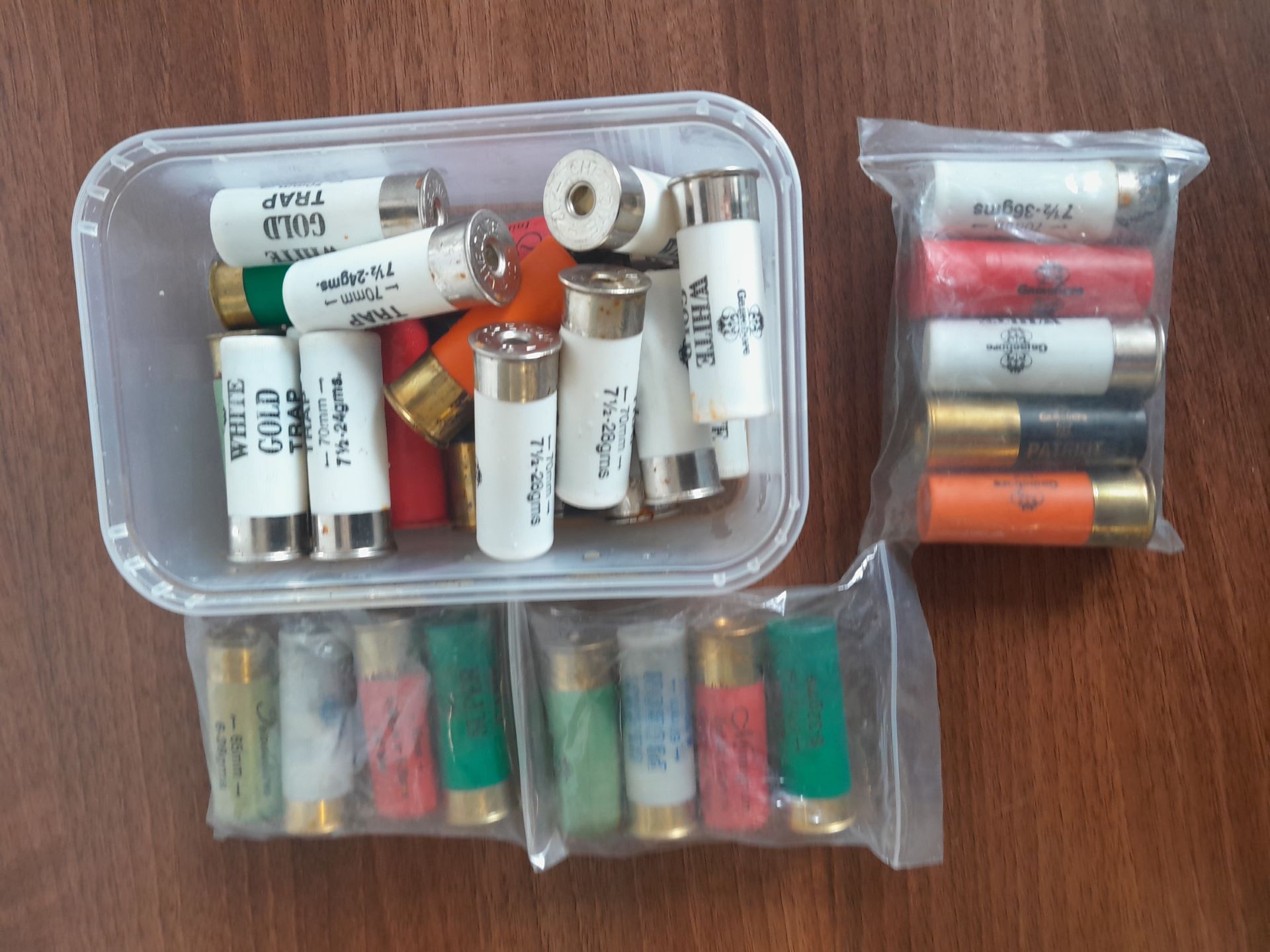 Live shotgun cartridges found at a household recycling centre