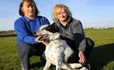 Dog Warden Alison Robertson and Marie Simpson from Mrs Murray's Rehoming Centre 