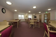 Dining room at Abbey Court very sheltered housing