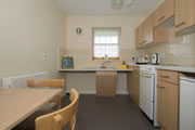 Respite flat kitchen at Javis Court