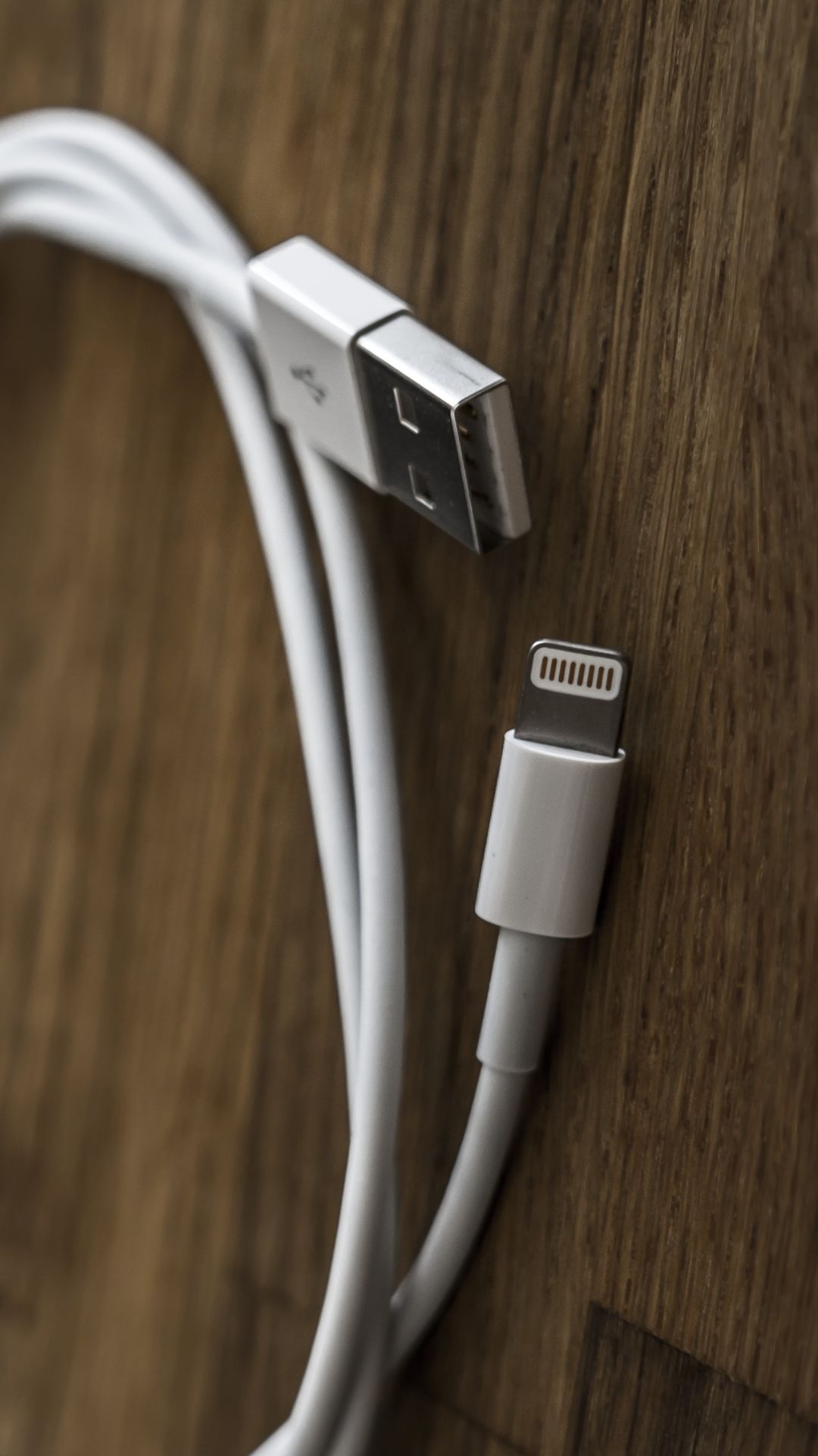 A phone charger. It's white.