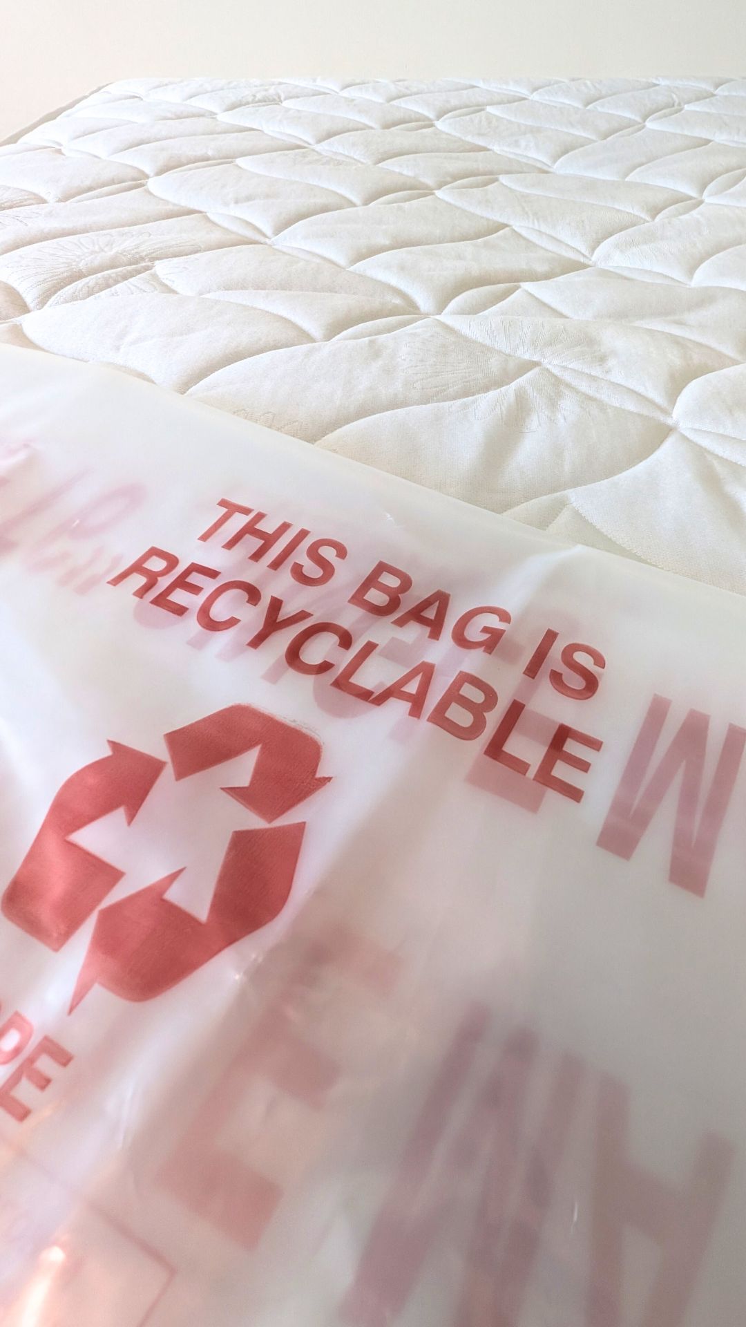 A mattress and reuse bag.