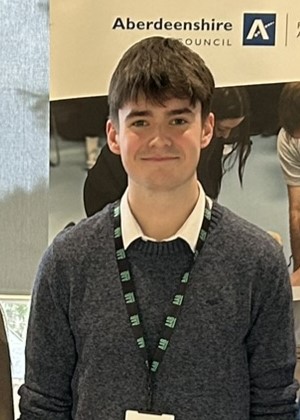 Peterhead Academy’s Theo Strachan, who completed the Foundation Apprenticeship in Accountancy through Aberdeenshire Council.
