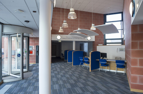 A photo of the interior of Aberdeenshire Council's Buchan House office in Peterhead