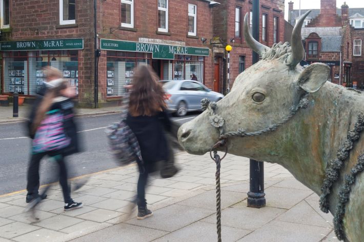 The Turra Coo in Turriff high street