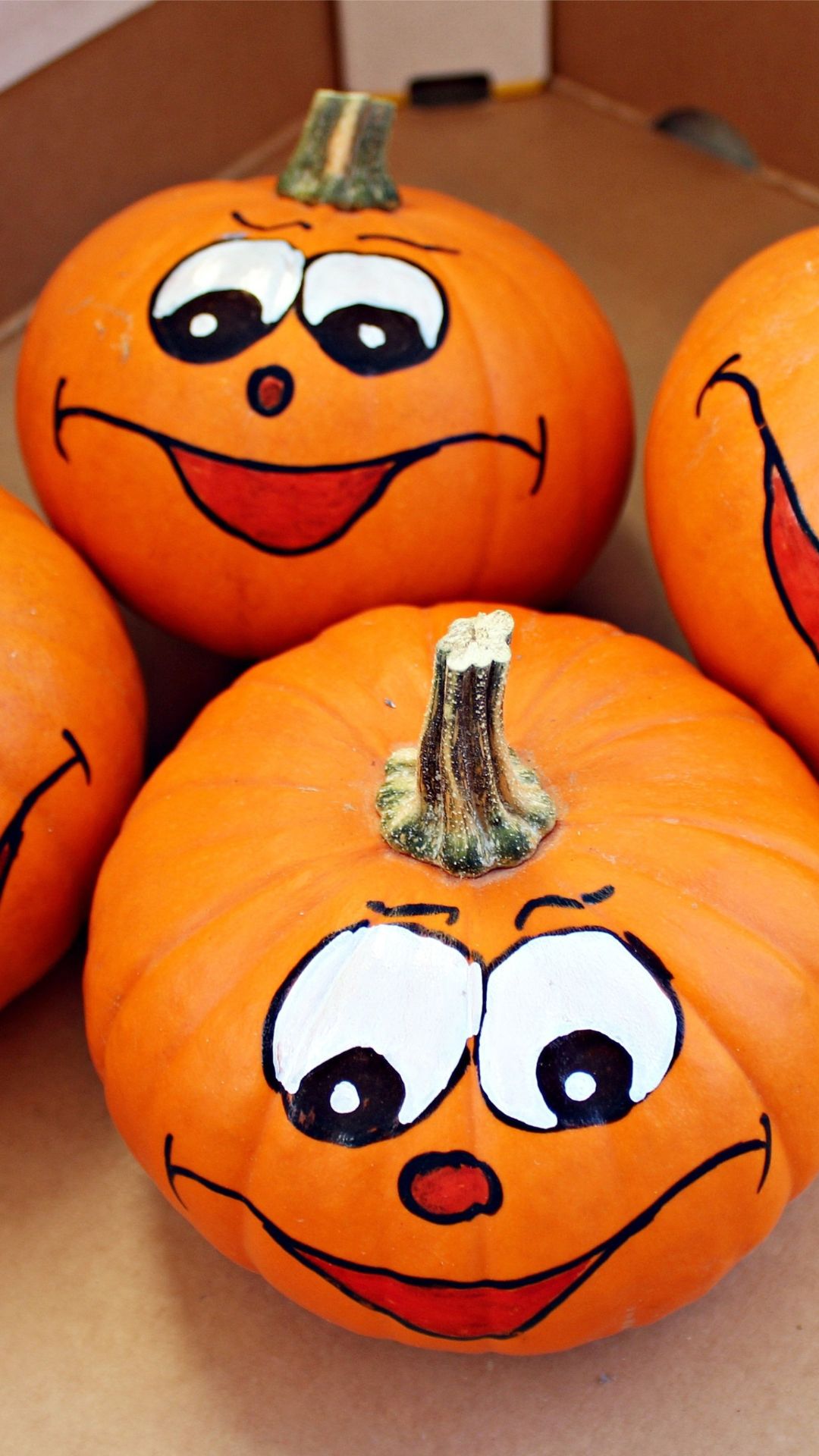 Painted pumpkins