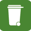 Wheelie Bin Green